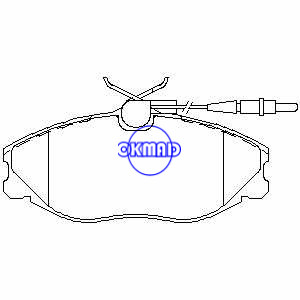 CITROEN Xsara RENAULT Megane PEUGEOT 206 306 406 607 Brake pad FMSI:8342-D1221 OEM:4251.43 FDB1063 GDB1194 GDB1423 GDB1259 WVA:21672 21673 21674 21886, FF1063